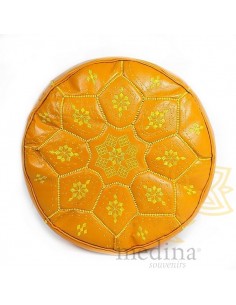 Pouf Nejma en cuir...