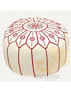 Pouf design cuir marocain...