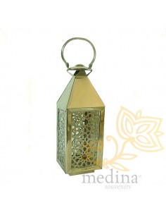 Lanterne berbère métal argenté