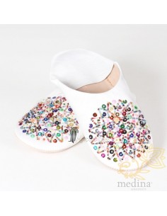 Babouche Essaouira blanc,...