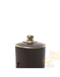 Boite tadelakt Chadya marron 2