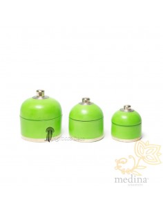 Boite ronde maissa pistache