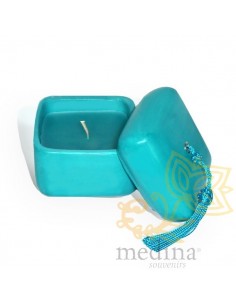 Bougie parfumée tadelakt carré