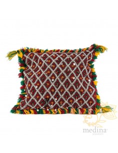 Coussin Kilim agrémenté de...