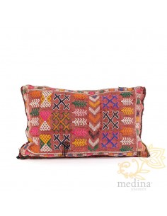 Coussin vintage tissé à la...