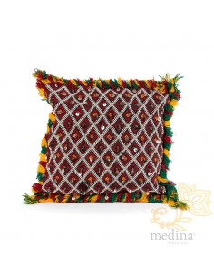 Coussin Kilim agrémenté de...
