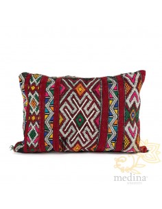 Coussin vintage tissé à la...