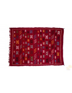 Tapis vintage fait main...