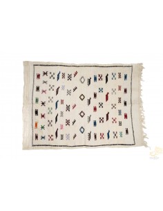 Tapis vintage fait main...