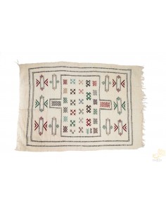 Tapis vintage fait main...