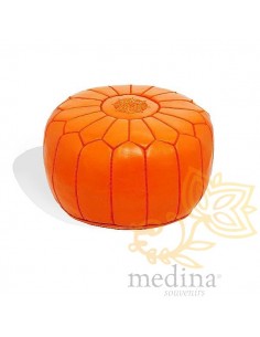Pouf design cuir marocain... 2