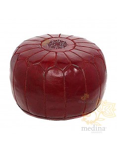 Pouf design cuir marocain... 2