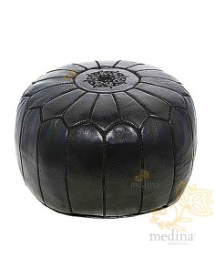 Pouf design cuir marocain... 2