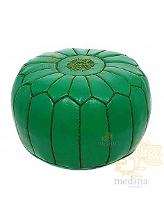 Pouf design cuir marocain... 2