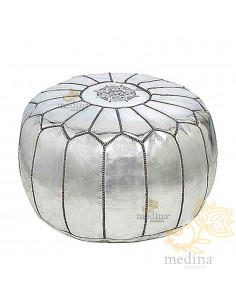 Pouf design cuir marocain... 2