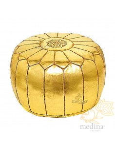 Pouf design cuir marocain... 2
