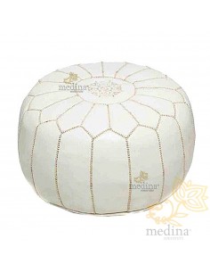 Pouf design cuir marocain... 2