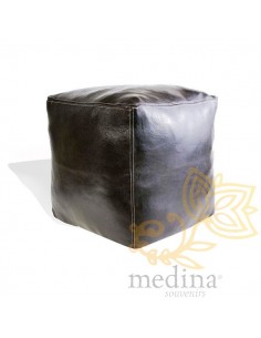 Pouf marocain cube noir... 2