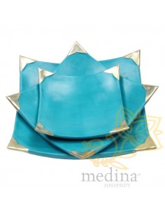 Assiettes Tadelakt carrées... 2