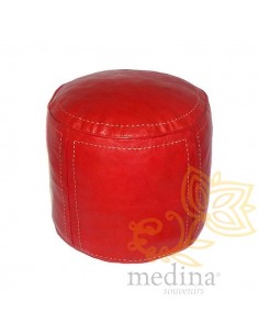 Pouf beldi rond en cuir... 2