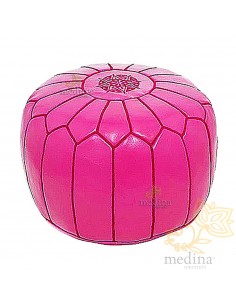 Pouf design cuir marocain... 2