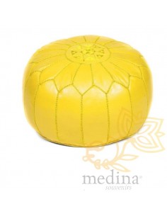 Pouf design cuir marocain... 2