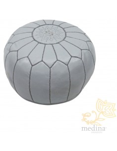 Pouf design cuir marocain... 2
