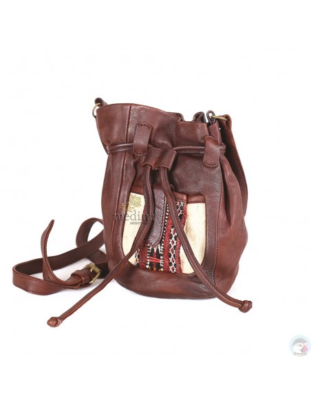 Petite besace kilim marron