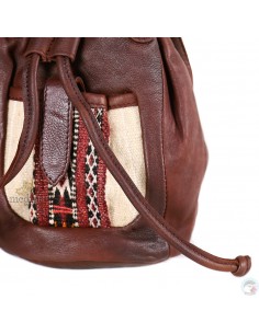 Petite besace kilim marron 2