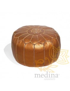 Pouf design cuir marocain...