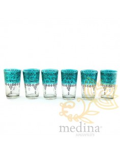 Verres a thé celebration vert 2