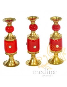 Bougeoire incrusté et orné...