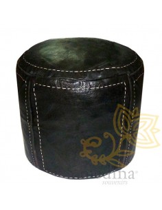 Pouf beldi rond en cuir...