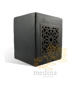 Photophore cube noir motif... 2