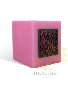 Photophore cube rose motif... 2