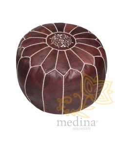 Pouf design cuir marocain...