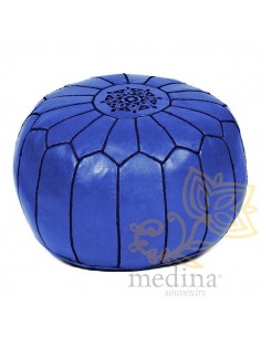 Pouf design cuir marocain...